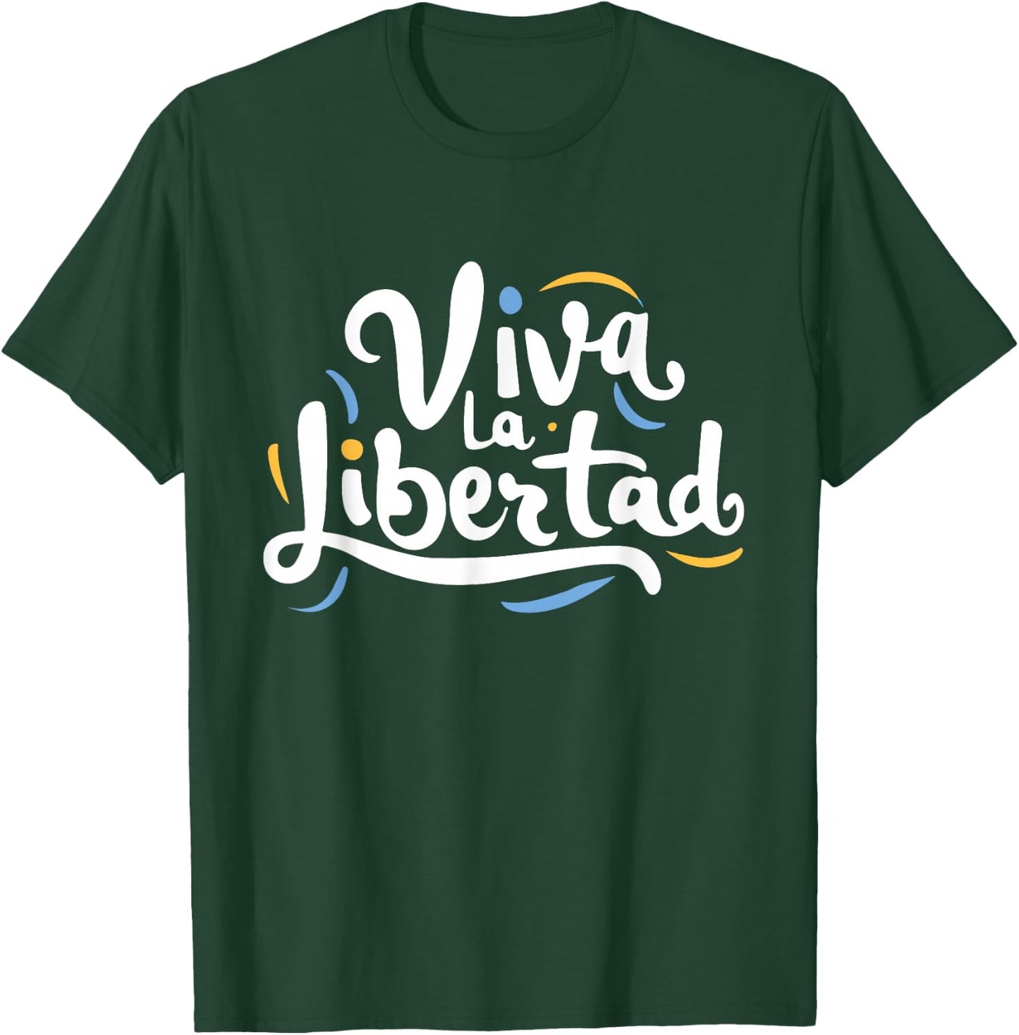 Politicz Es lebe La Libertad Javier Milei , Adult, Black, S T-Shirt - T-Shirt | Forest
