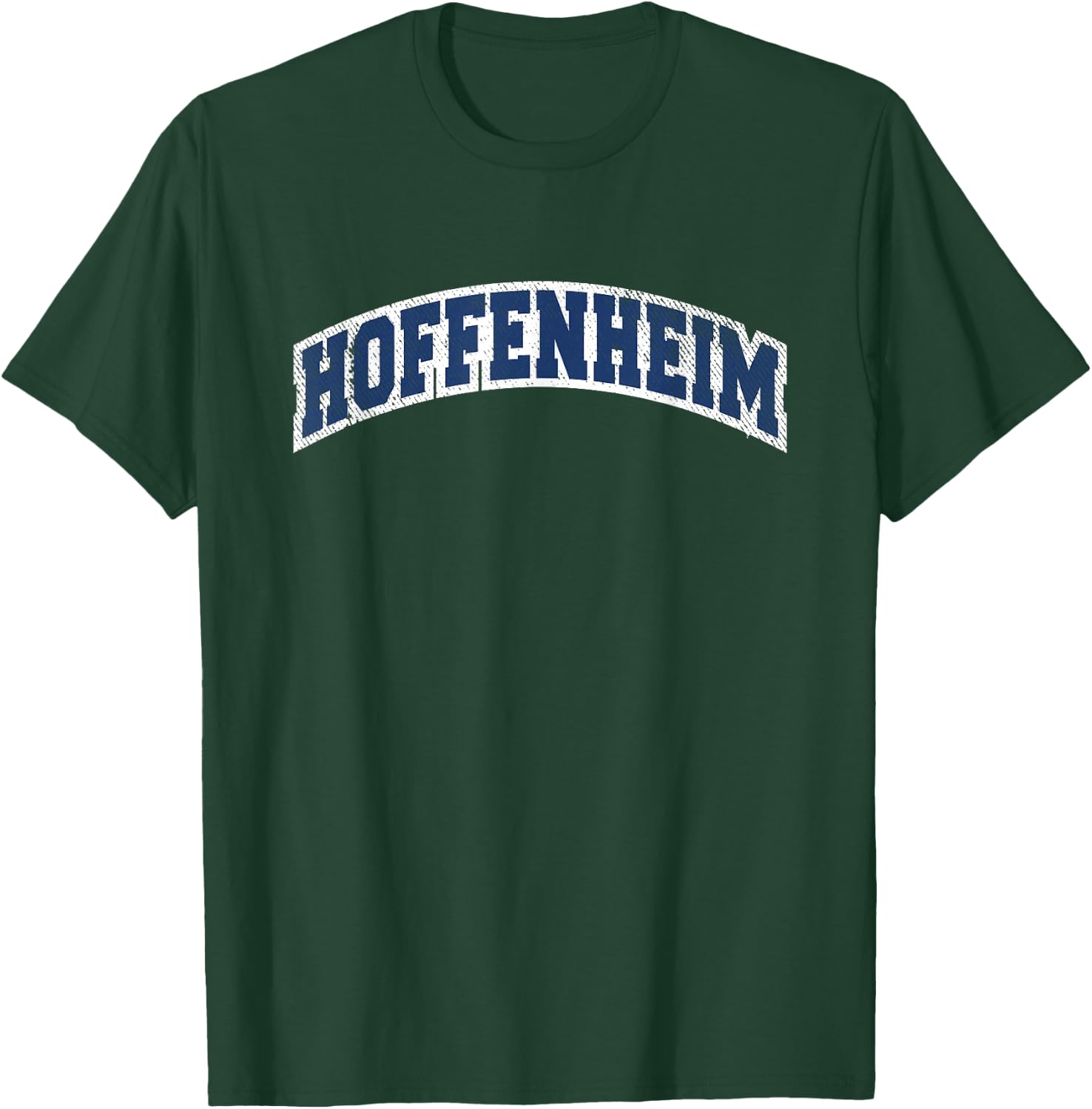 Hoffenheim Germany Vintage Varsity Style , black, s T-Shirt - T-Shirt | Forest