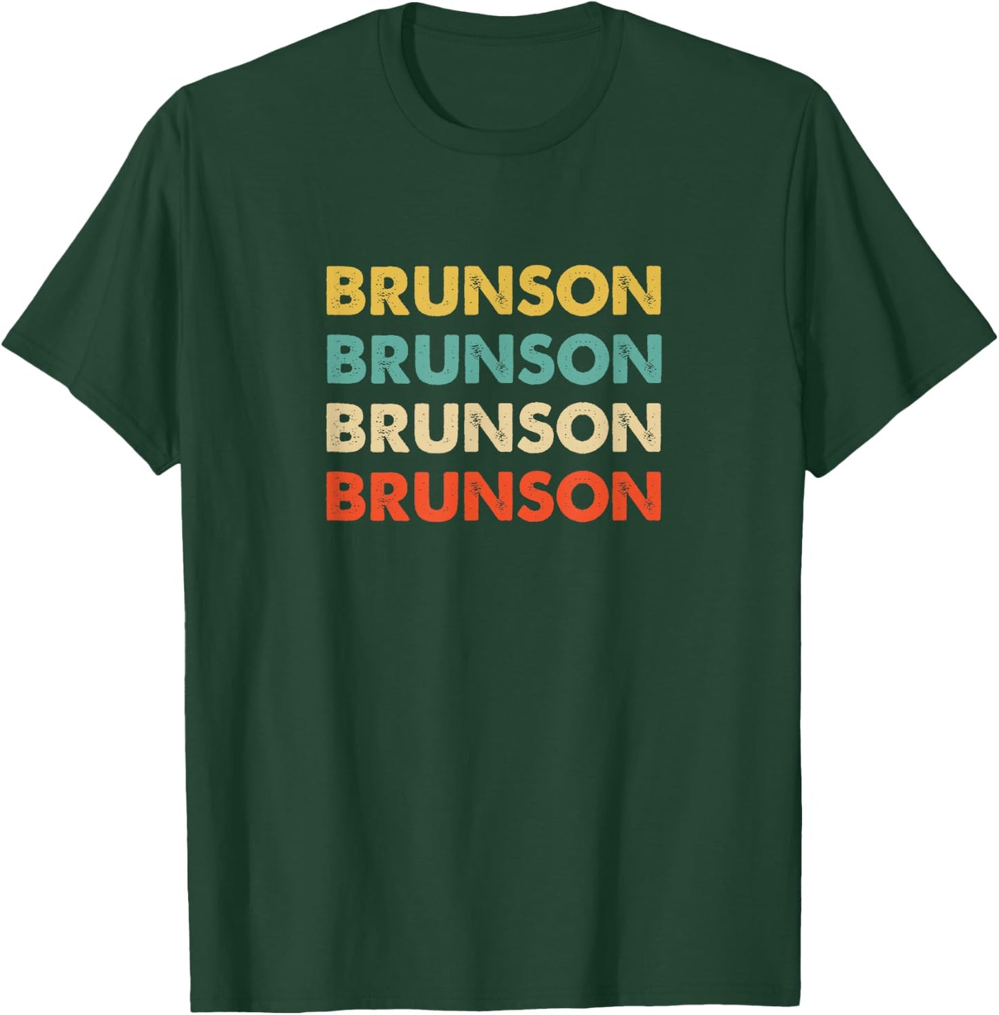 Brunson Name T-Shirt - T-Shirt | Forest