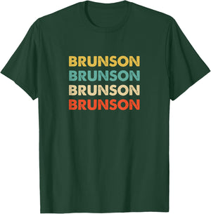 Brunson Name T-Shirt - T-Shirt | Forest