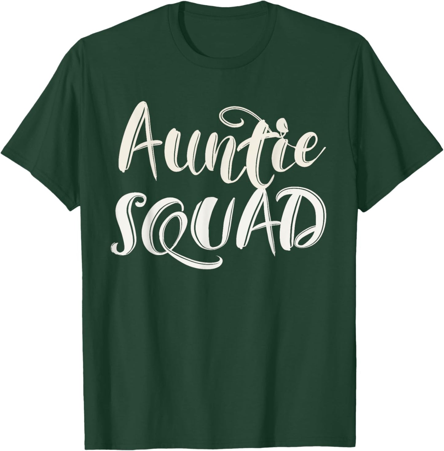 Aunt Auntie Squad Team T-Shirt - T-Shirt | Forest