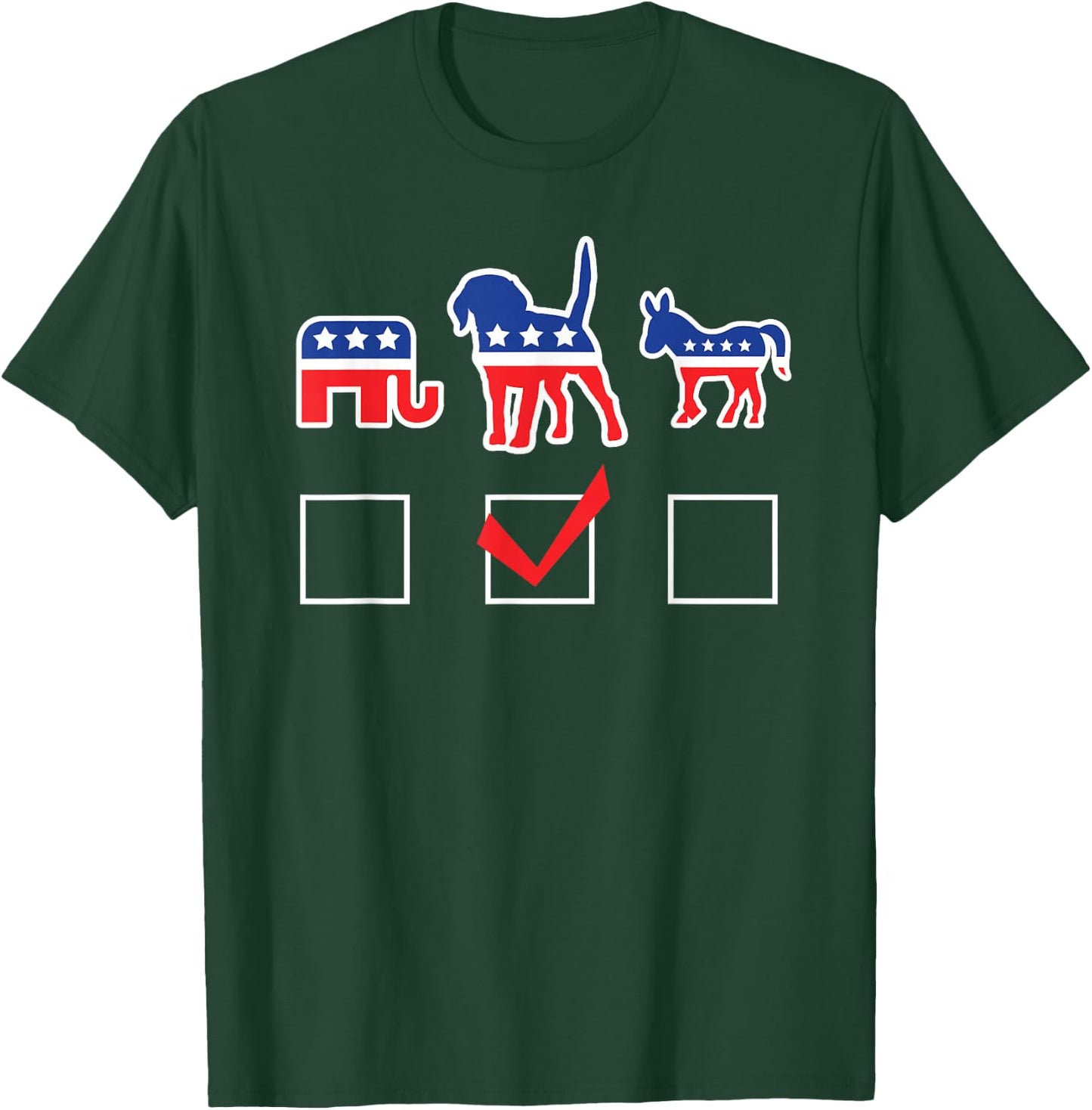 I'm voting puppy party funny dog person political T-Shirt - T-Shirt | Forest