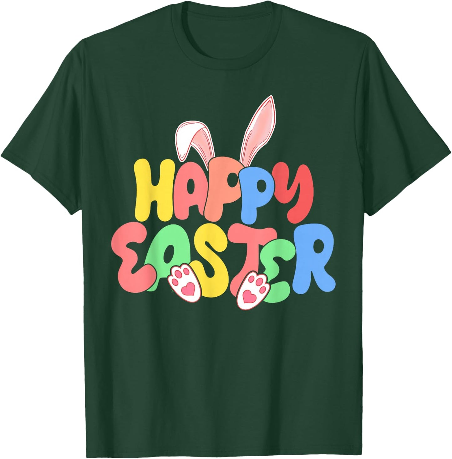 Happy Easter, Family Group, Easter Bunny, Egg Hunting Squad T-Shirt - T-Shirt | Forest