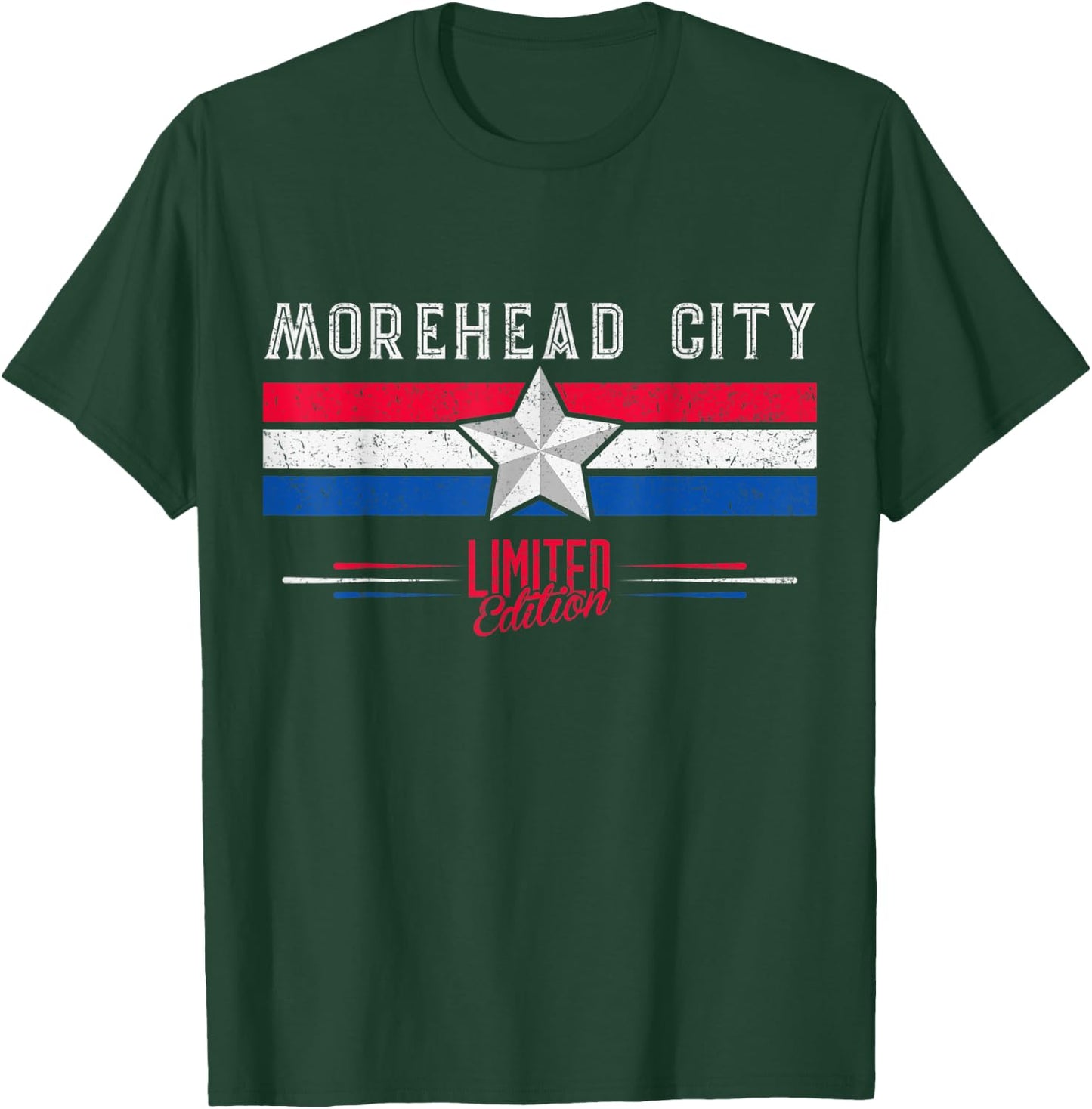 Morehead City Retro Vintage Shirt Gift Women Men Kid T-Shirt - T-Shirt | Forest