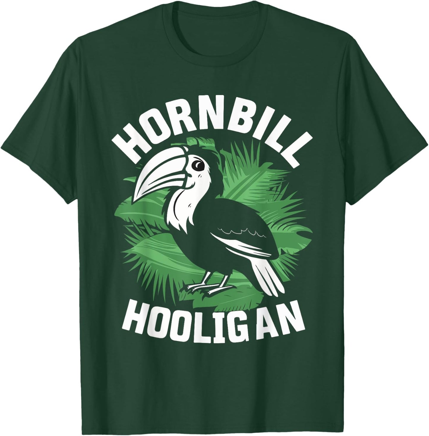 Hornbill Bird Watcher T-Shirt - T-Shirt | Forest