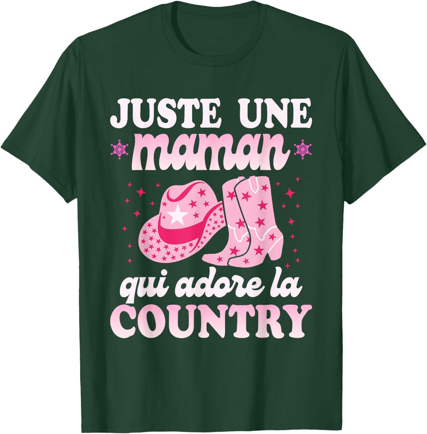 Western Woman Mom Dance Country , Black, S T-Shirt - T-Shirt | Forest