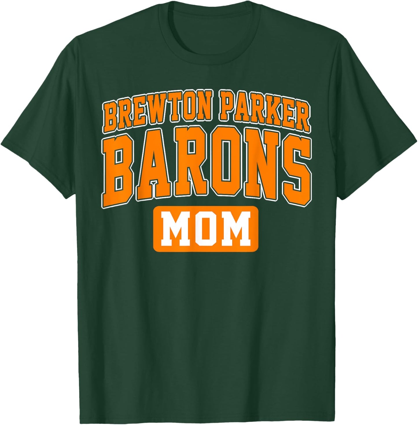 Brewton-Parker College Barons Mom Arch Vintage Design Women T-Shirt - T-Shirt | Forest