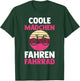 Fahrradfahrer Coole Mädchen fahren Fahrrad T-Shirt - T-Shirt | Forest