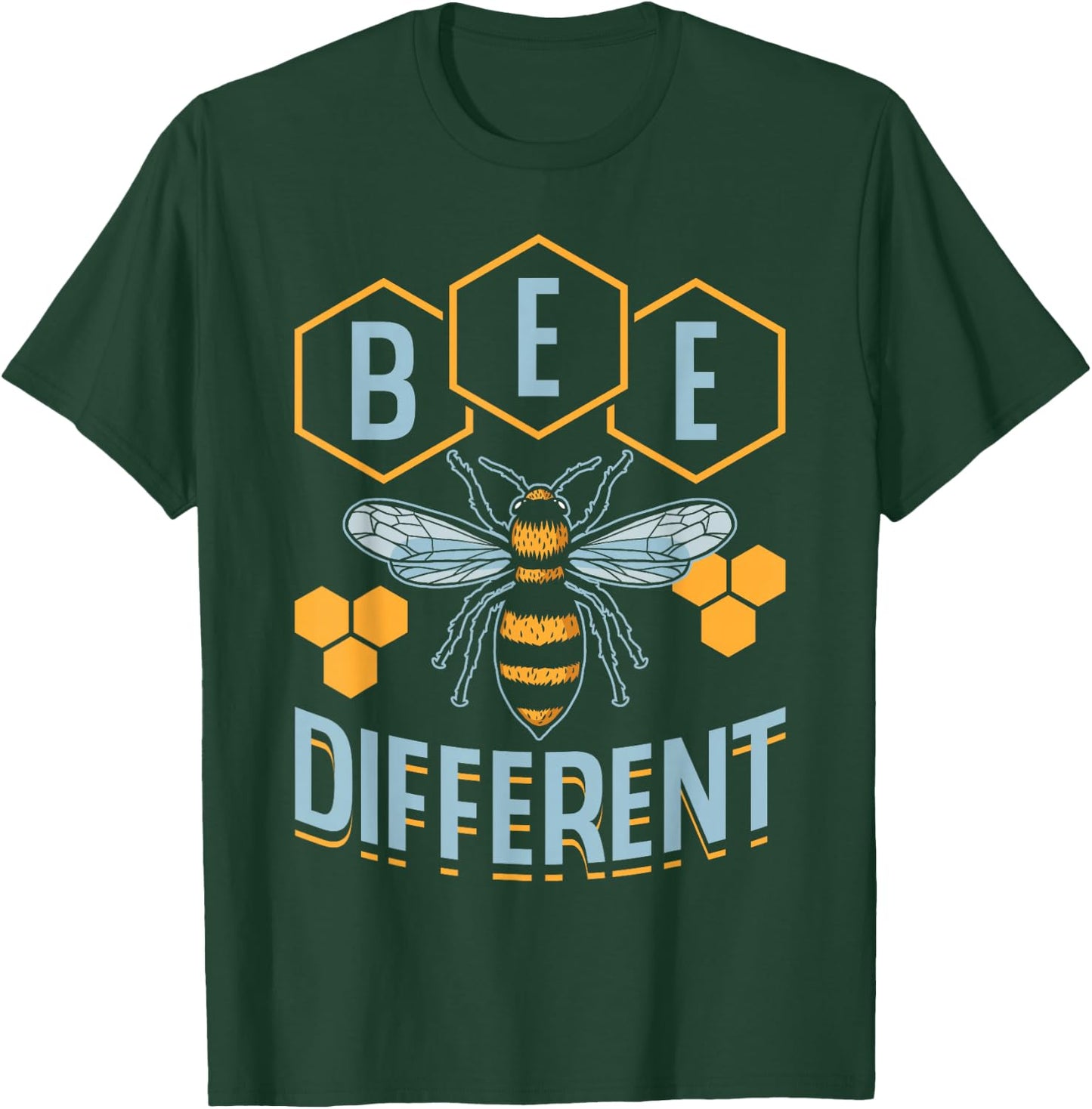 Bee Different Honeybee Beekeeping Hobby Beekeeper T-Shirt - T-Shirt | Forest