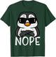 Penguin Nope Sunglasses Cool Boys Kids Toddler Men Women T-Shirt - T-Shirt | Forest