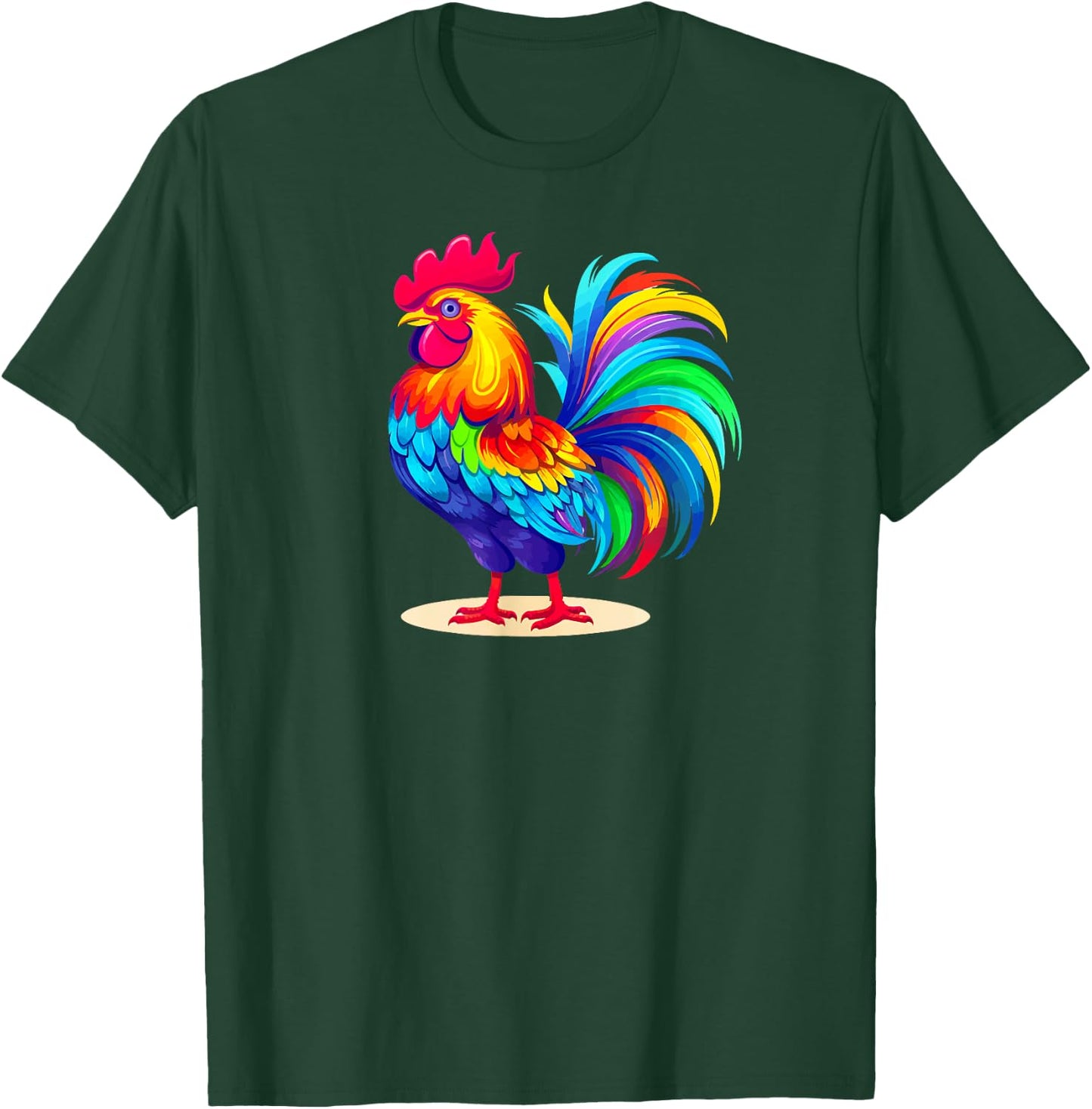 Rooster Country Decor Chicken Gallo Farm Hahn Gockel T-Shirt - T-Shirt | Forest