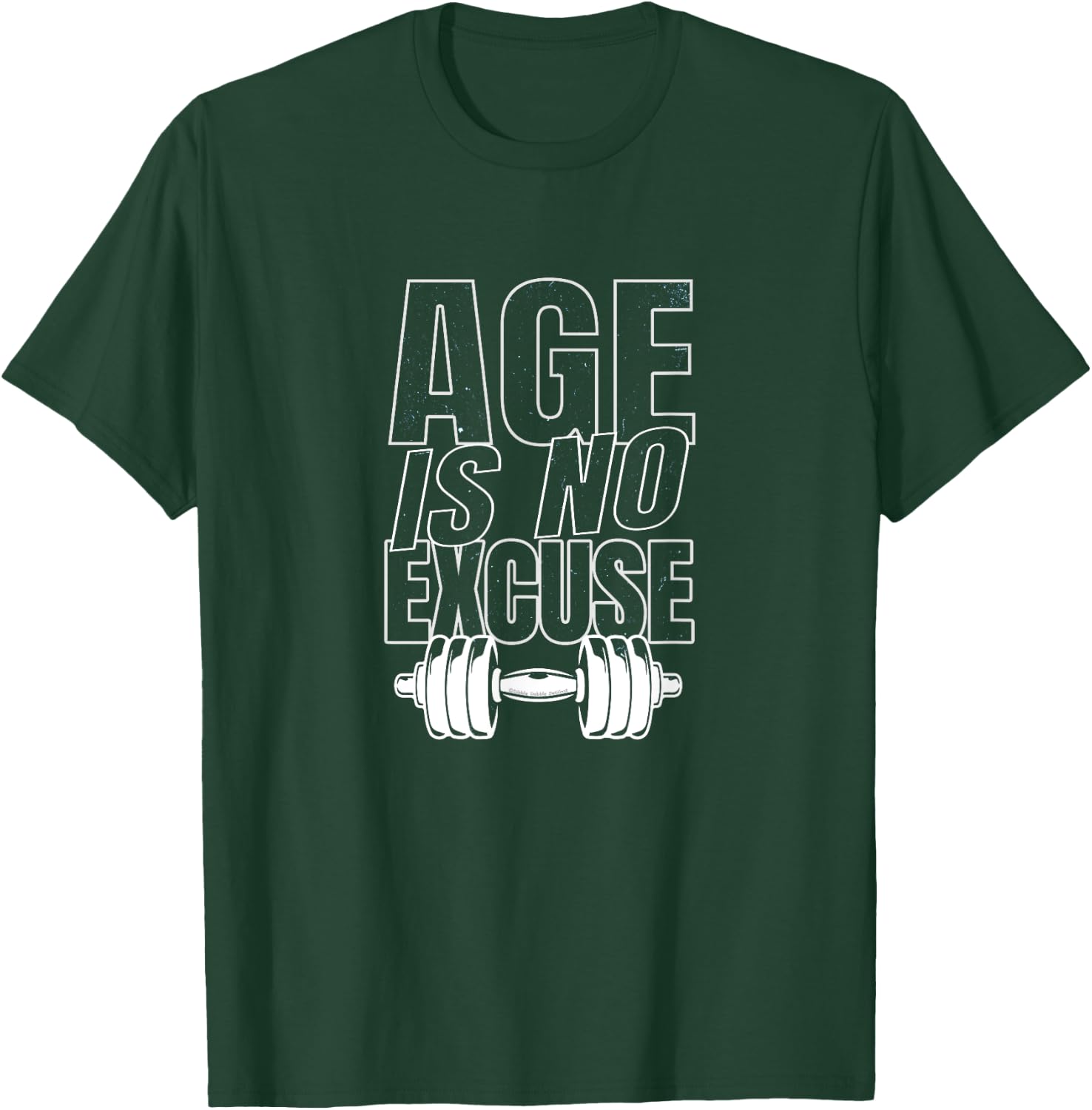 Age is No Excuse Exercise Gym Pickleball Funny Senior T-Shirt - T-Shirt | Forest