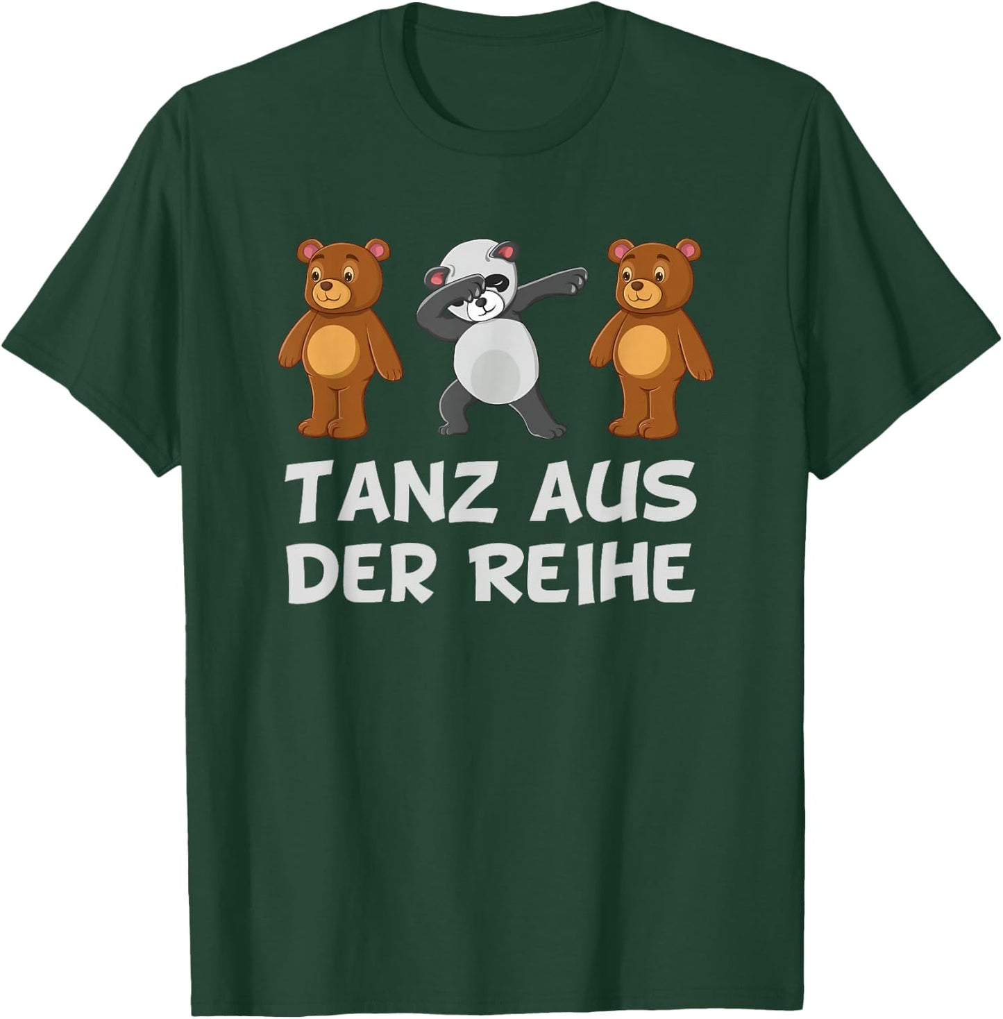 Be Different Mut Panda verrückt Tanzen Tanz aus der Reihe T-Shirt - T-Shirt | Forest