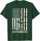 American Flag Father's Day Pawpaw Of Girls Outnumbered T-Shirt - T-Shirt | Forest