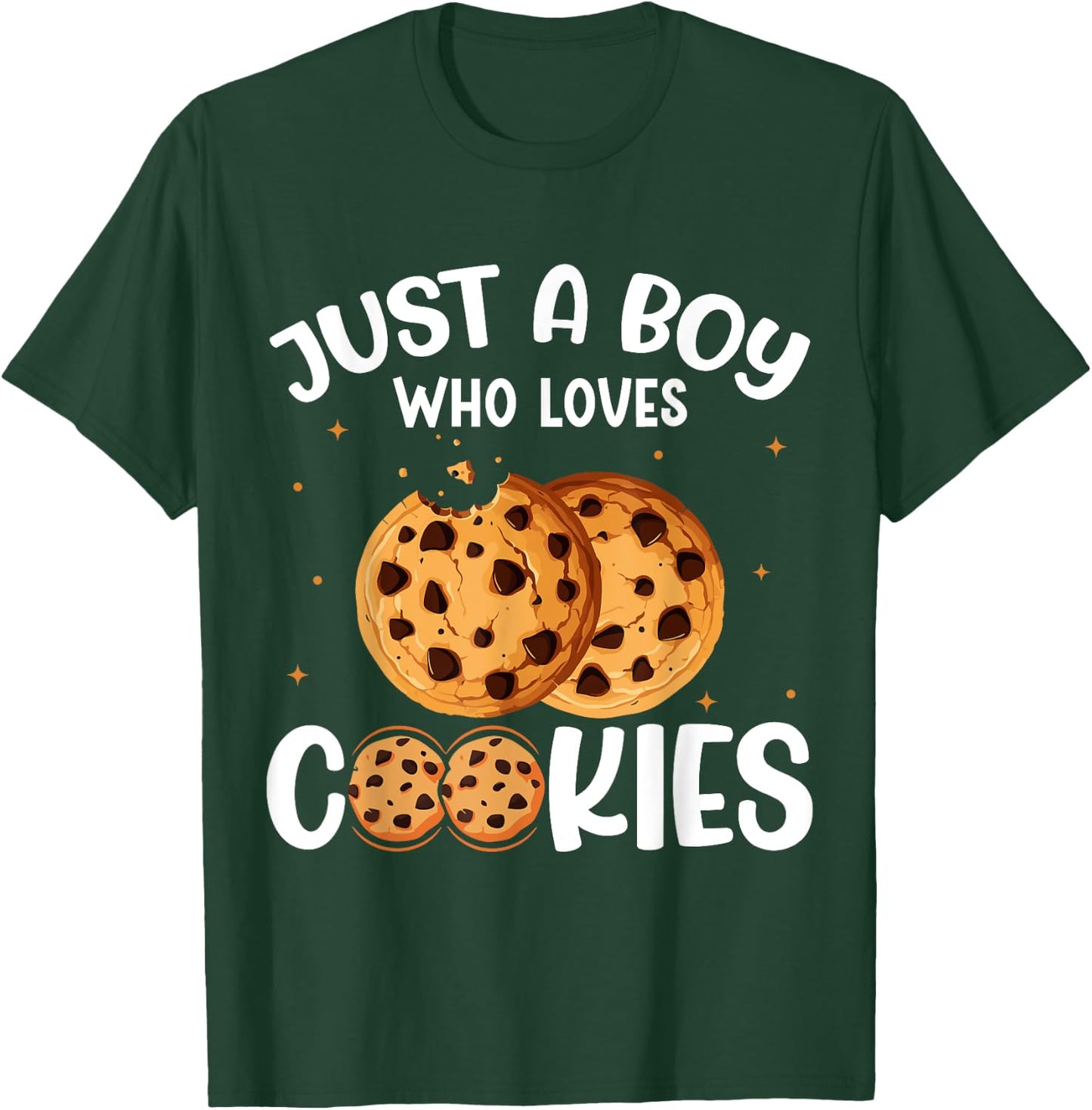 Just A Boy Who Loves Cookies T-Shirt - T-Shirt | Forest