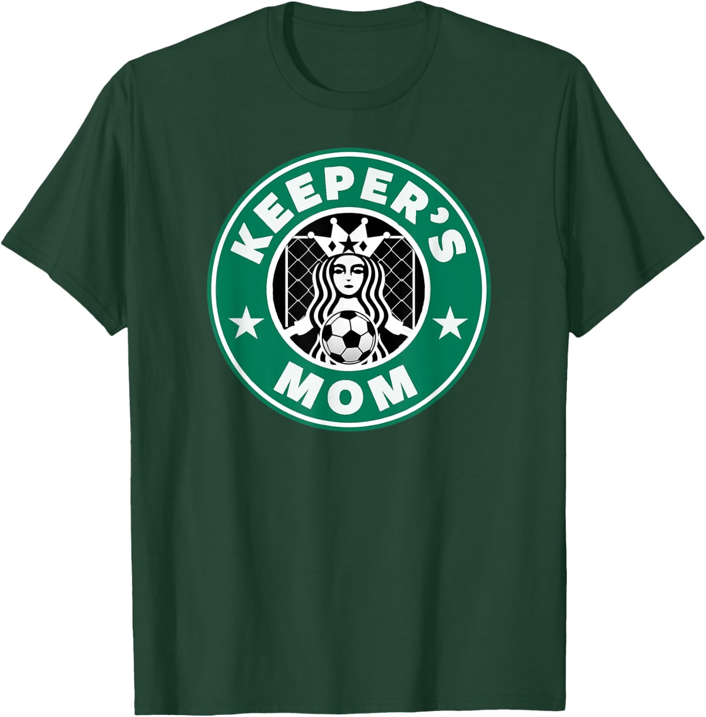 Soccer Keeper Mom für Frauen Mutter des Torwarts T-Shirt - T-Shirt | Forest