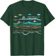 Indian Shores FL Florida Waves Pelican Bird Watching T-Shirt - T-Shirt | Forest