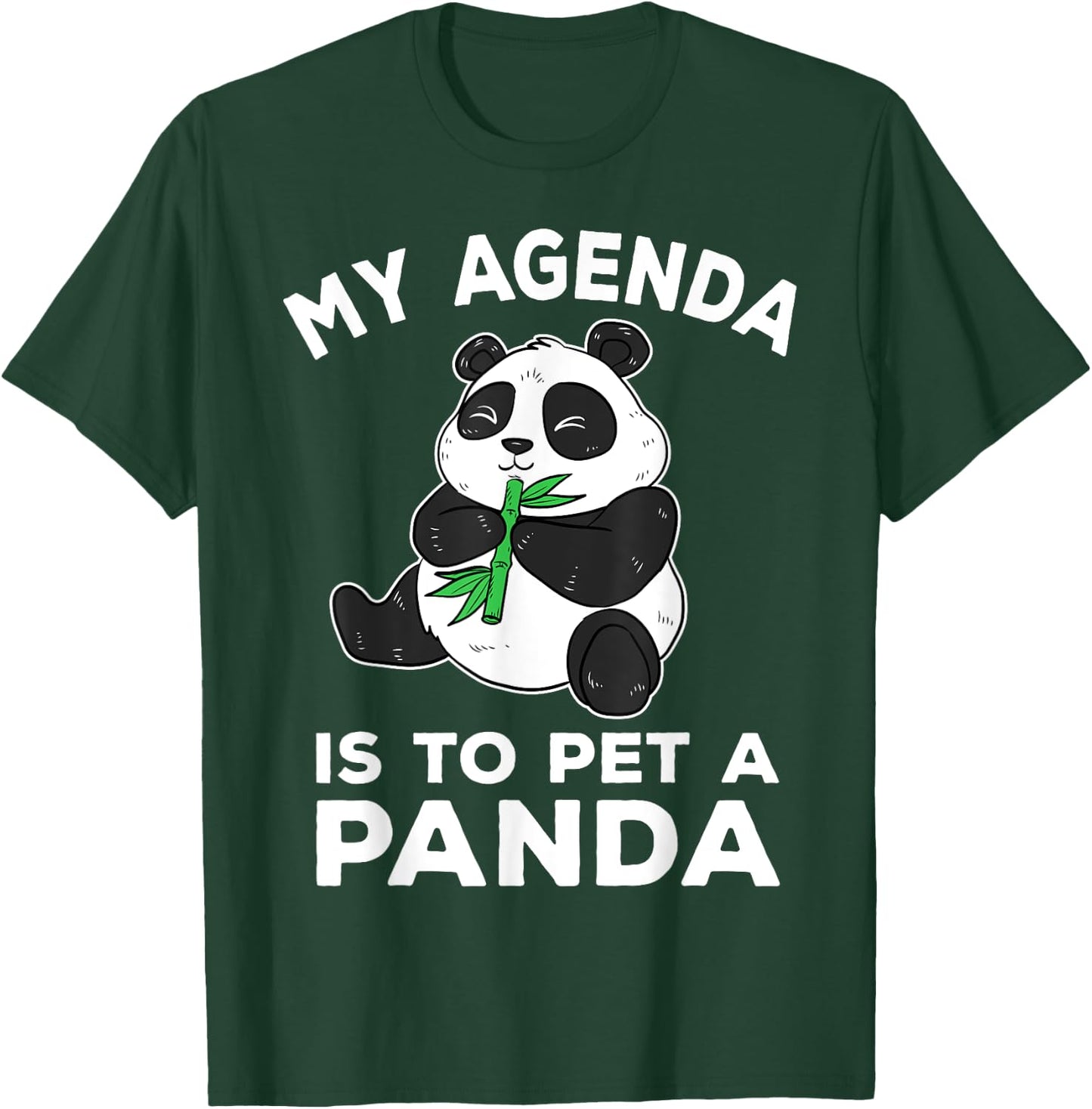 Panda Bear Pet Bamboo Forest Wlidlife China Zookeeper Giant T-Shirt - T-Shirt | Forest