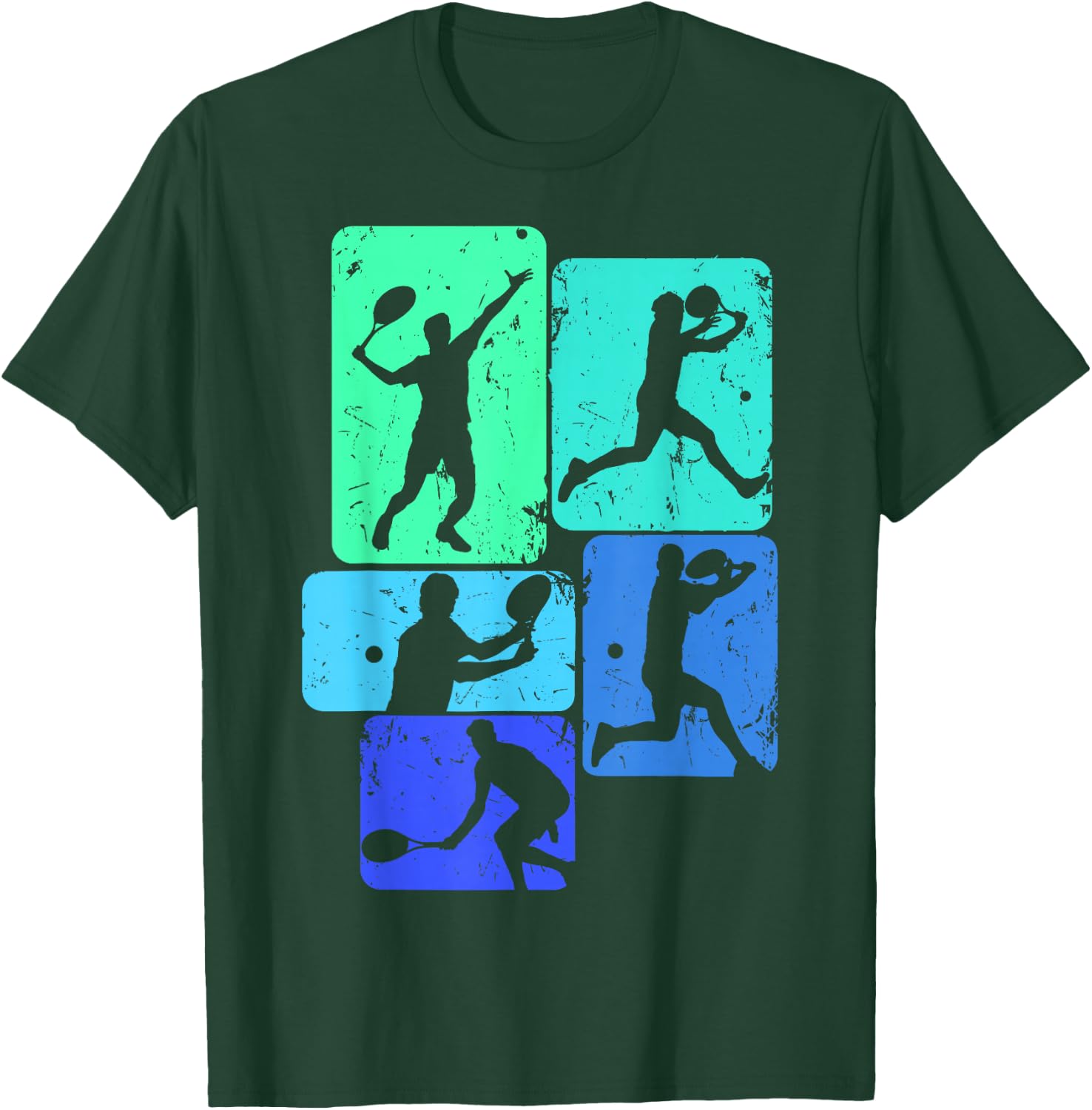Tennis Player Children's Boys' , black T-Shirt - T-Shirt | Forest