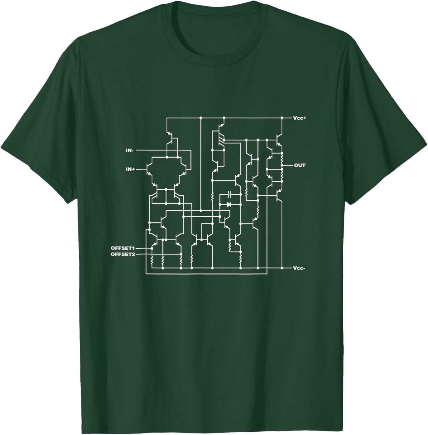Op-Amp Men Women Kids T-Shirt - T-Shirt | Forest