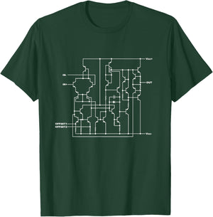 Op-Amp Men Women Kids T-Shirt - T-Shirt | Forest