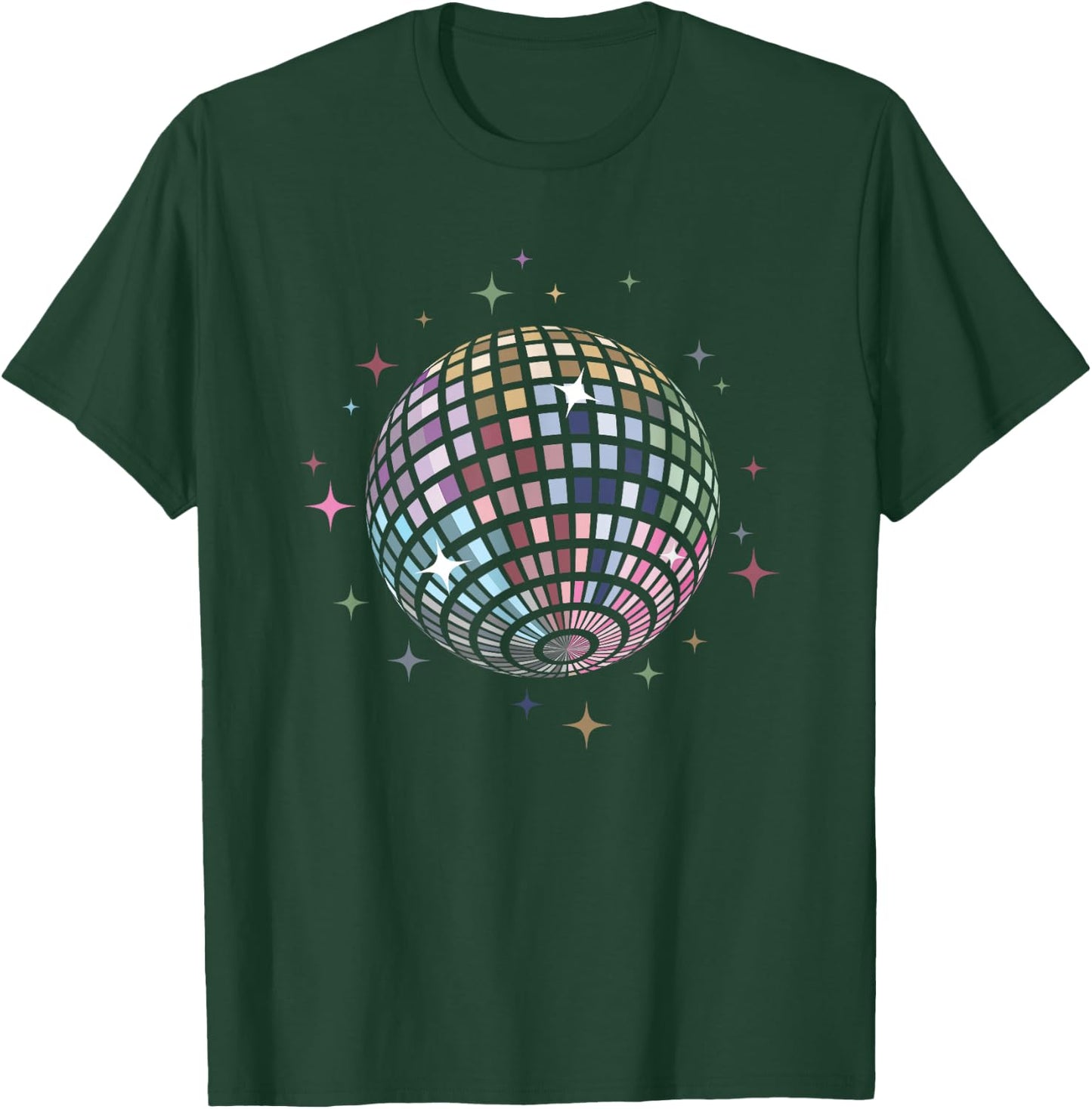 Disco Ball in My Disco Era , black T-Shirt - T-Shirt | Forest