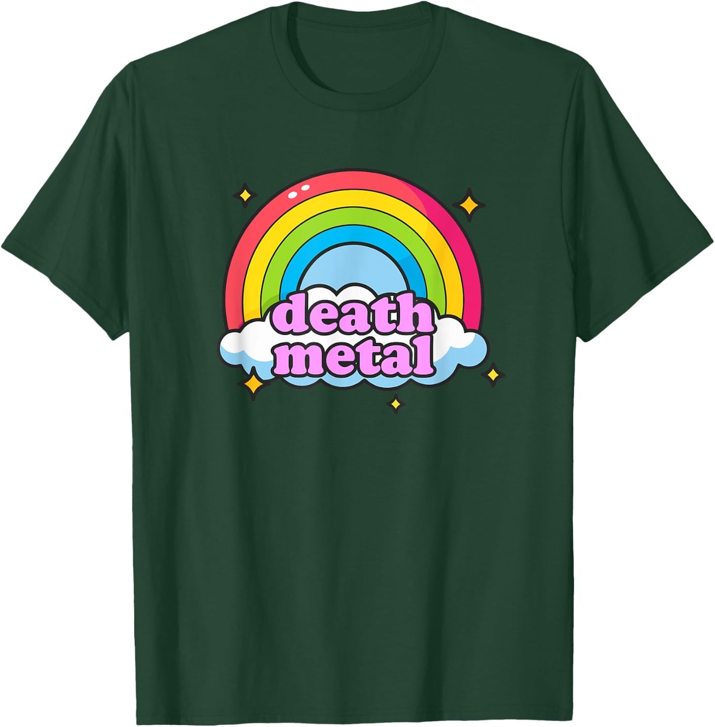 Pink Death Metal - Rainbow Friendly T-Shirt - T-Shirt | Forest