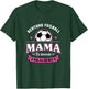 Football with German Text "Mama Es Könnte Escalieren Mutti" [German Language], black T-Shirt - T-Shirt | Forest
