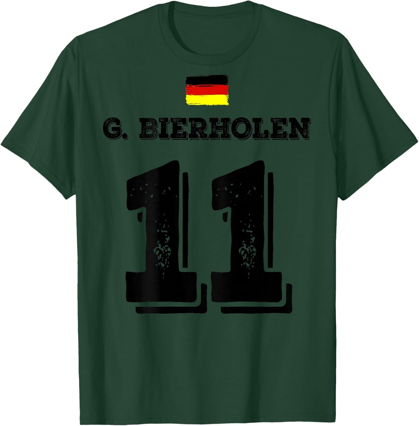 Deutsche Namen Fußball Deutschland Sauf Trikot T-Shirt - T-Shirt | Forest