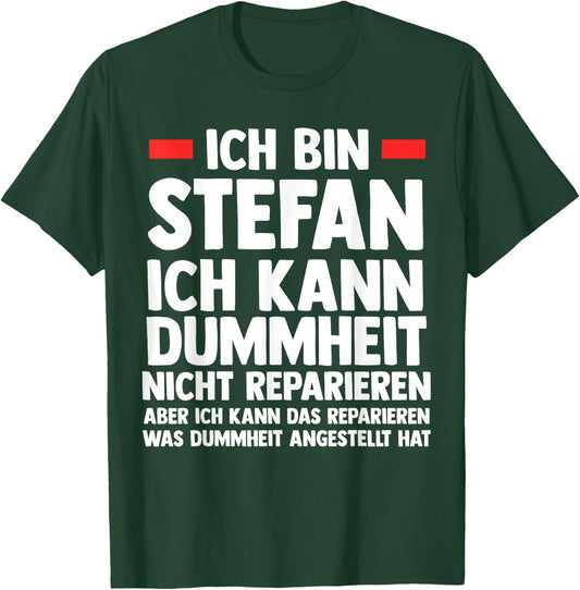Men's Stefan , black T-Shirt - T-Shirt | Forest