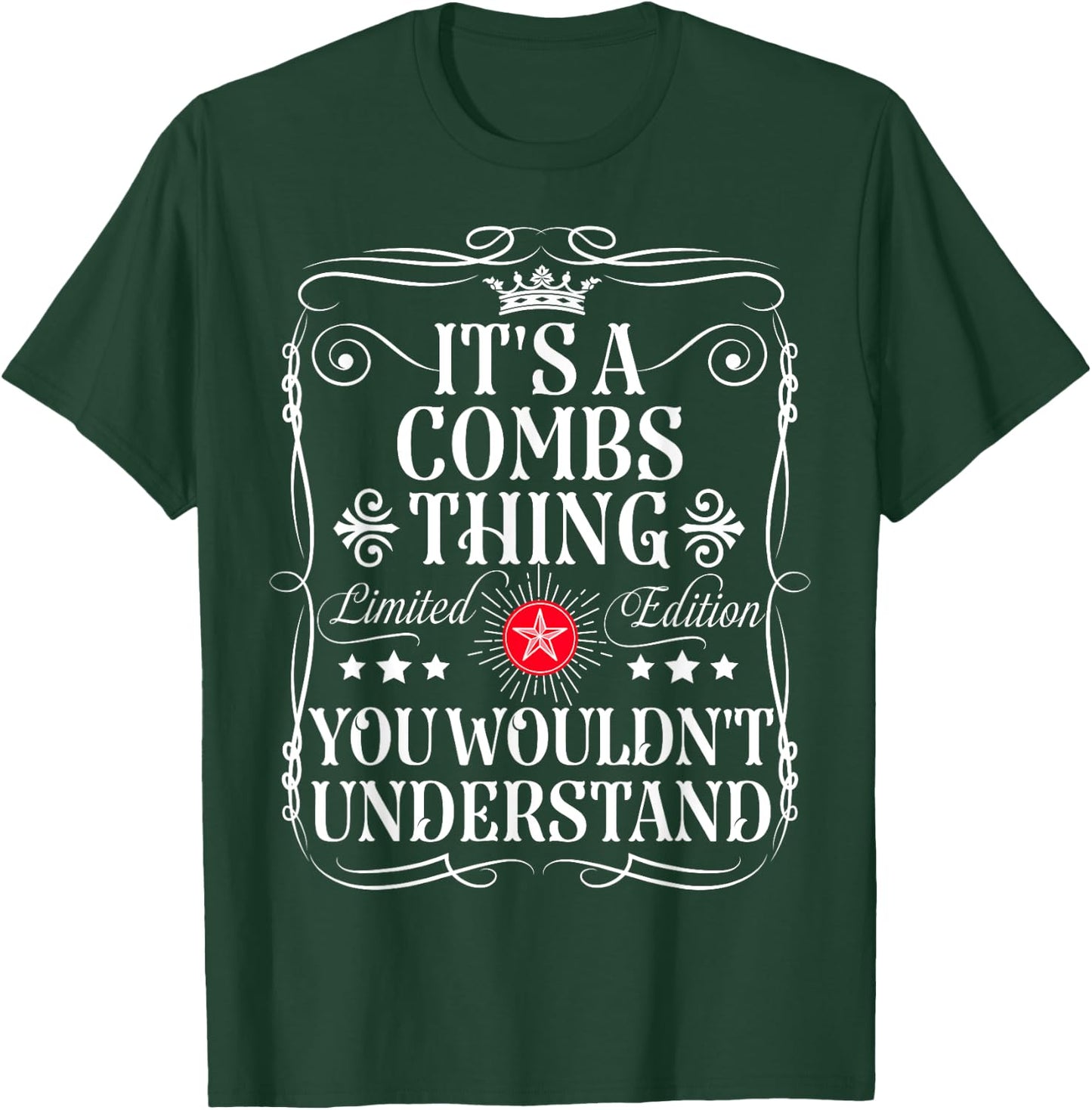 Combs Name Its A Combs Thing You Wouldn't Understand T-Shirt - T-Shirt | Forest