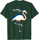 Utz Flamingo Party Hardstyle Tekk Rave Festival Techno T-Shirt - T-Shirt | Forest