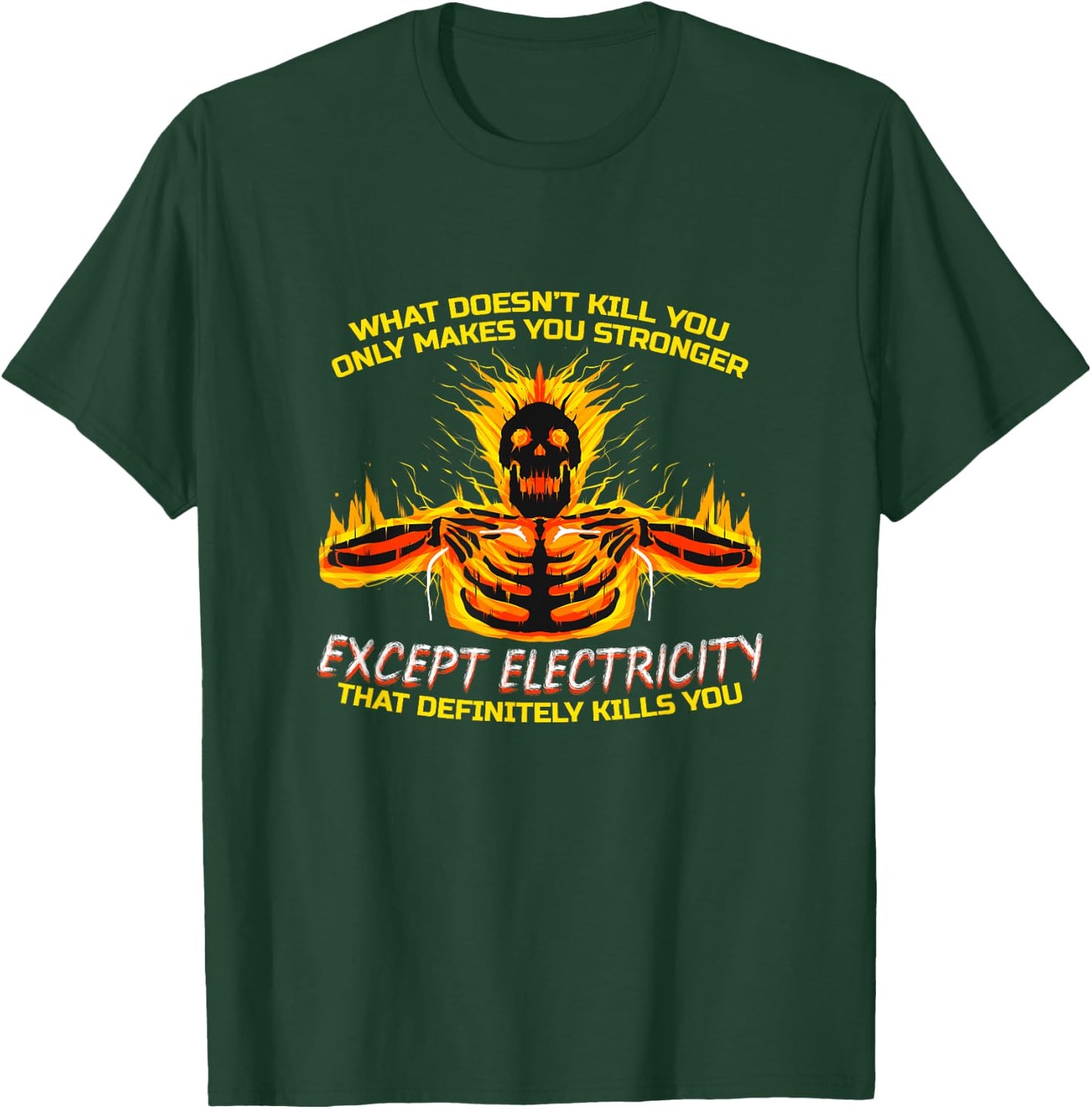 Electrician Design Electronics Technician Funny Electrical Engineer T-Shirt - T-Shirt | Forest