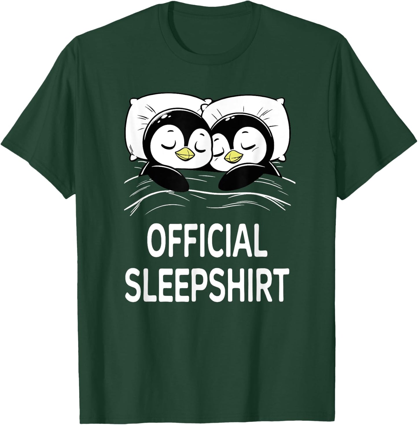 Official Sleepshirt Penguin Pyjama T-Shirt - T-Shirt | Forest