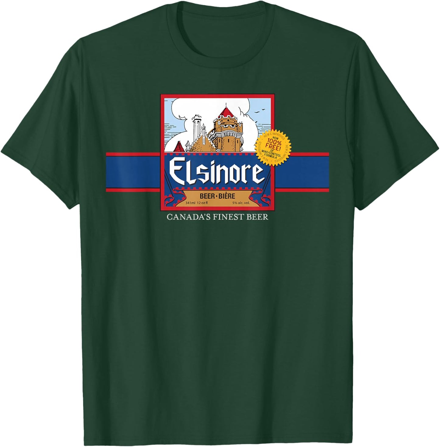 "Elsinore Beer" New & Improved - Retro 80's T-Shirt - T-Shirt | Forest