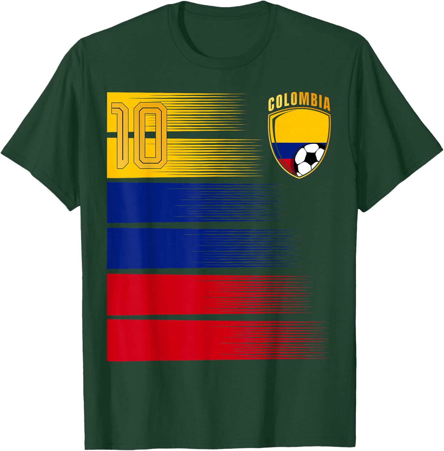 Colombia Flag Colombian Pride Lovers T-Shirt - T-Shirt | Forest