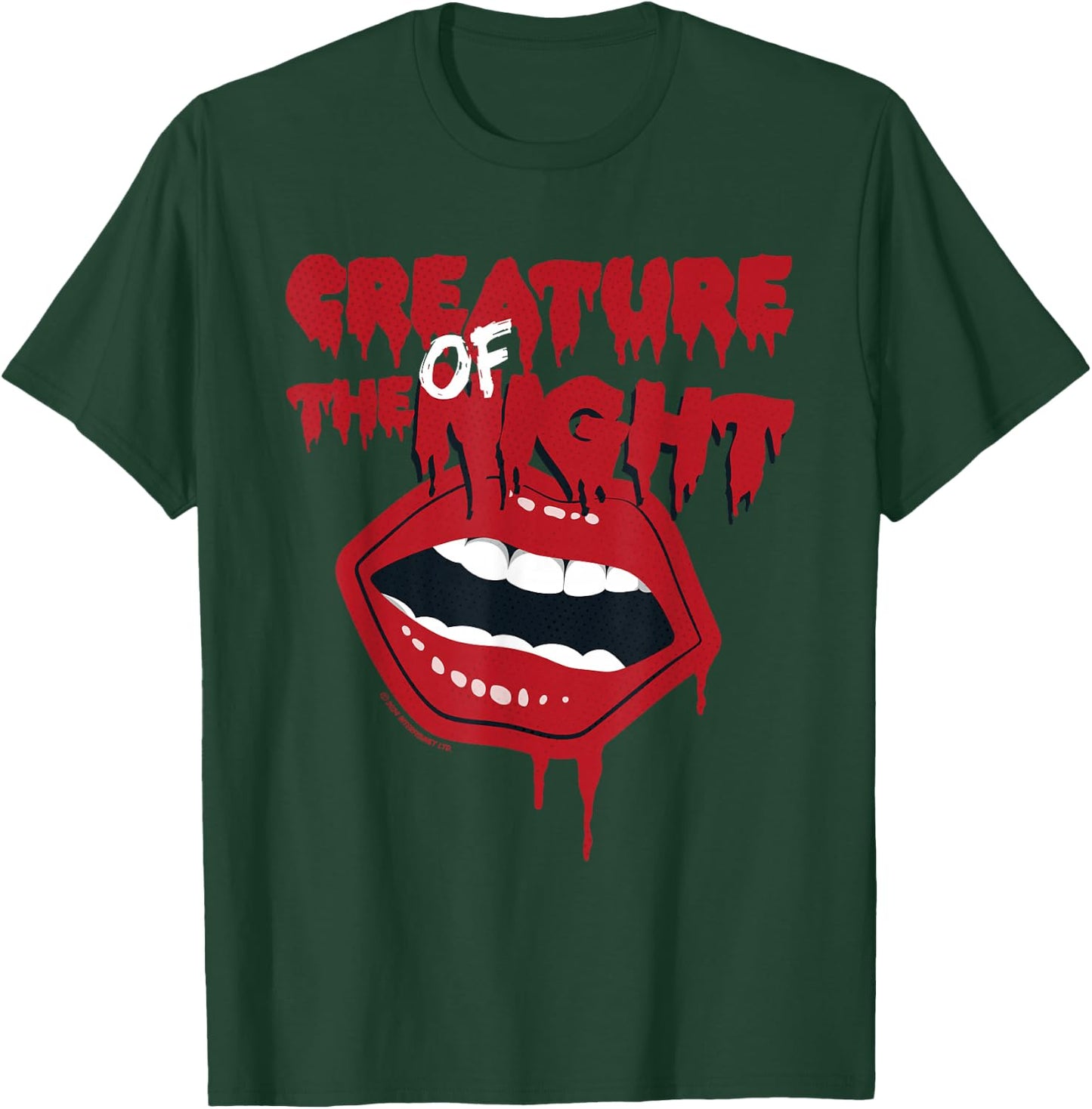 Rocky Horror Show The Creature of the Night Mouth , black T-Shirt - T-Shirt | Forest