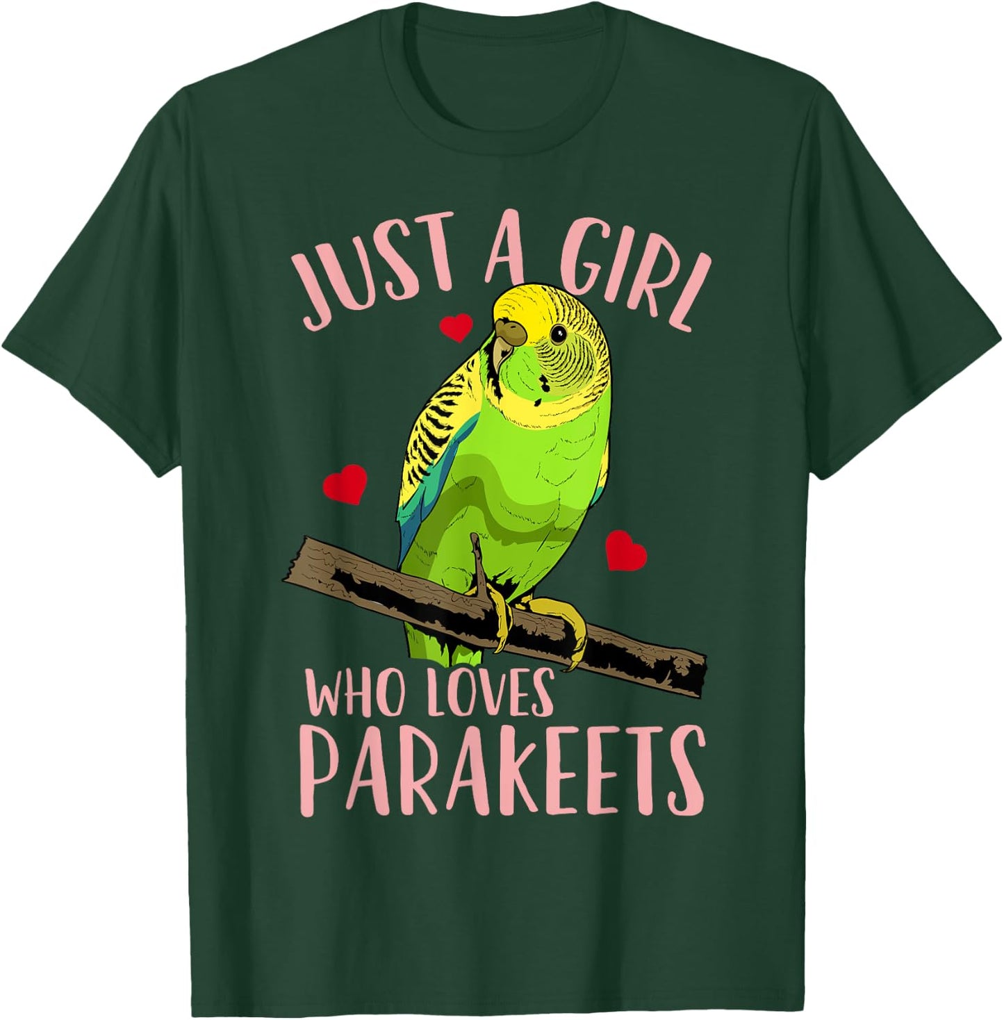 Parakeet Budgie T-Shirt - T-Shirt | Forest