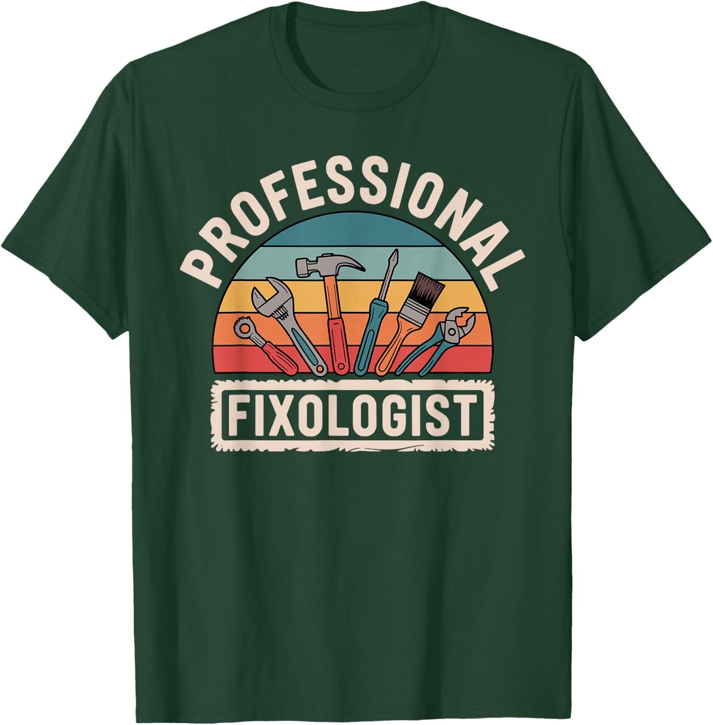 Funny Handyman Art Boys Dad Mr Fix It Handyman T-Shirt - T-Shirt | Forest