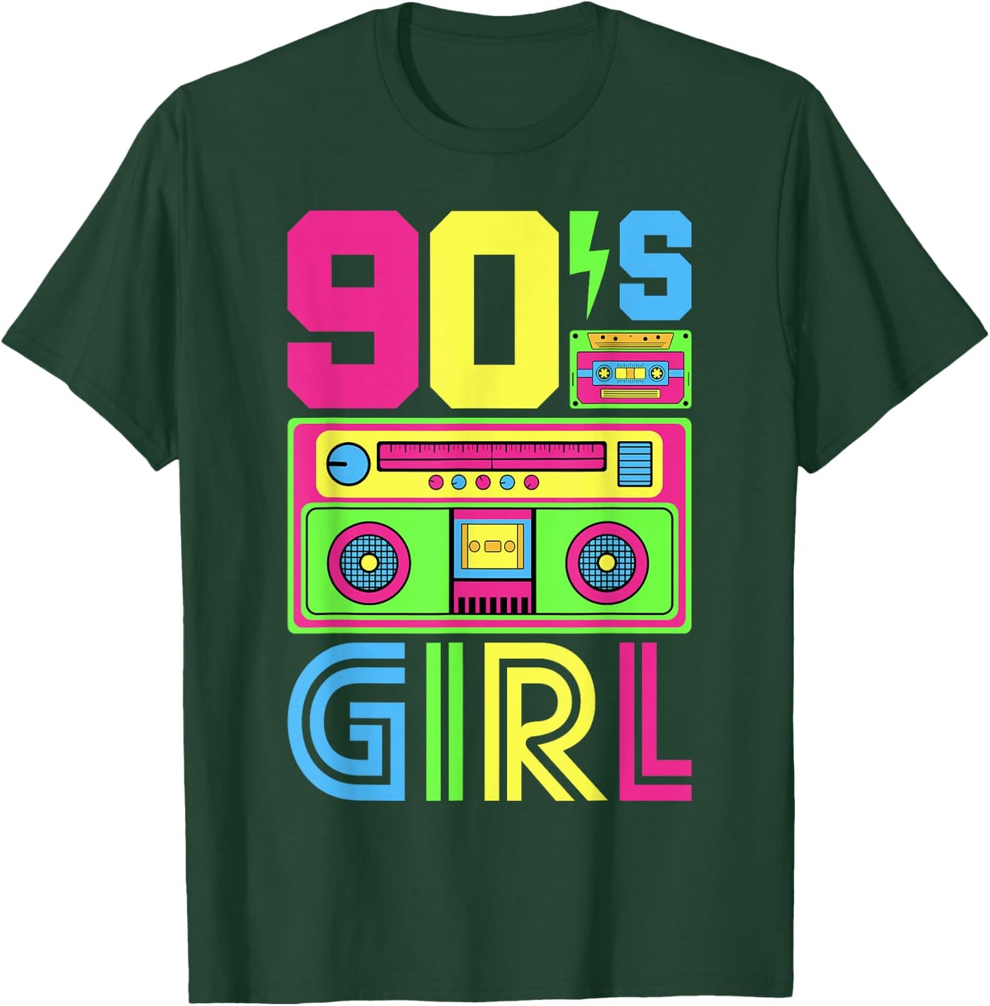 90s Girl 90s Outfit 90s Costume 90s Party 90s , black T-Shirt - T-Shirt | Forest