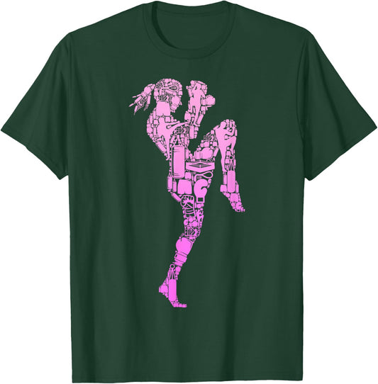 Muay Thai Thai Boxing Women Girls Kids , black, s T-Shirt - T-Shirt | Forest