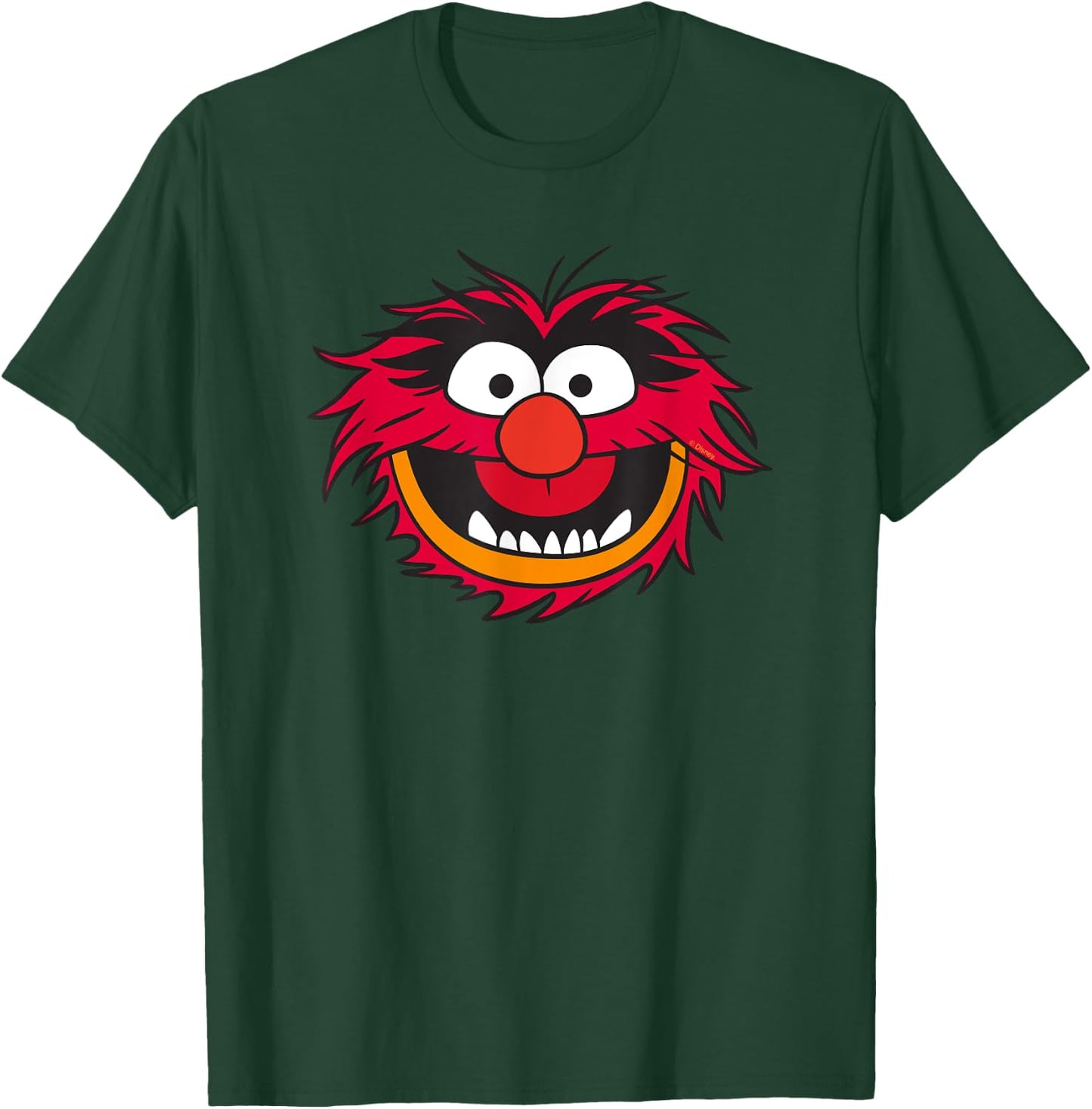 The Muppets Animal Head , black T-Shirt - T-Shirt | Forest
