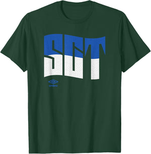 Umbro International Soccer Wavy Scotland Logo T-Shirt - T-Shirt | Forest