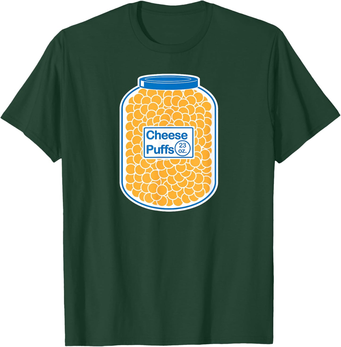 Cheese Puffs Workout T Shirt lifting Cheese ball Funny T-Shirt - T-Shirt | Forest