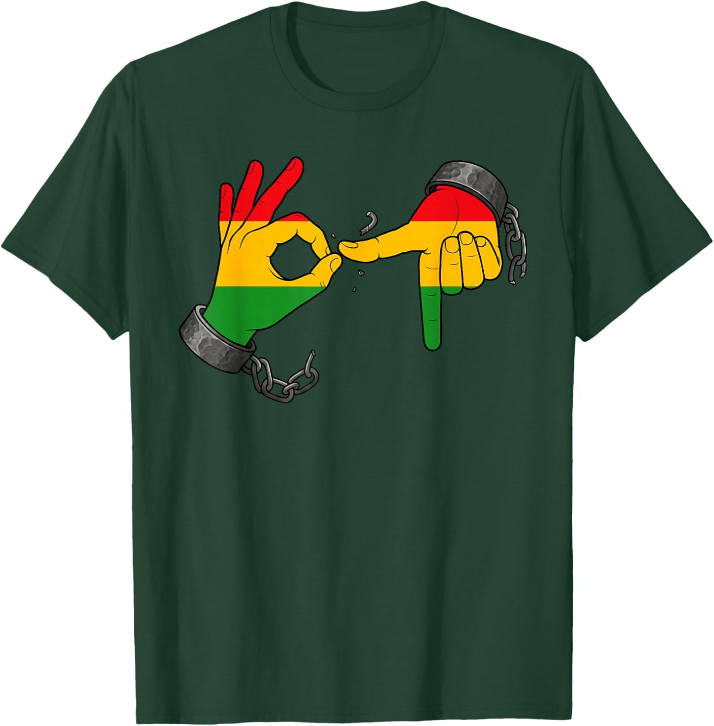 Funny Juneteenth 67 Six Seven Meme 1865 June 19th African T-Shirt - T-Shirt | Forest
