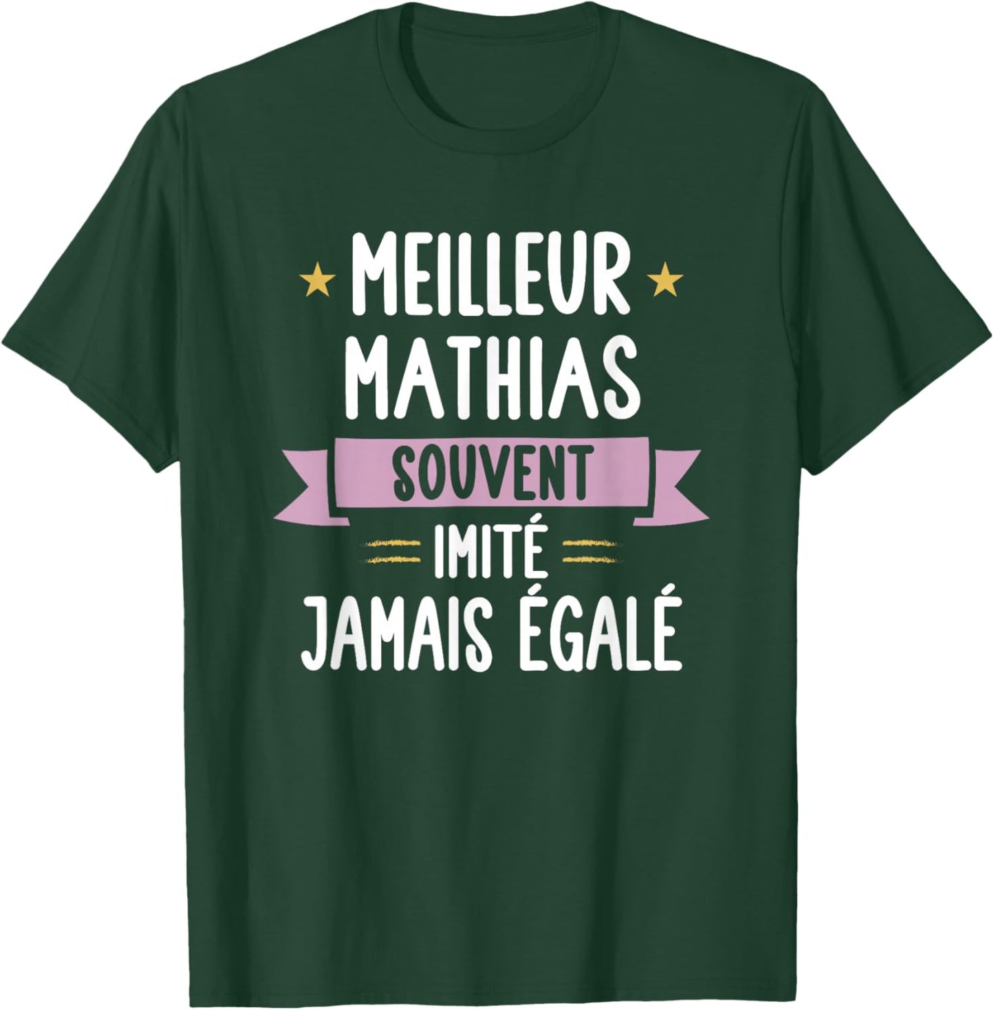 Gift Man Unique Humour Name Personalized Mathias T-Shirt - T-Shirt | Forest