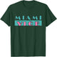Miami Vice Neon Block Logo T-Shirt - T-Shirt | Forest