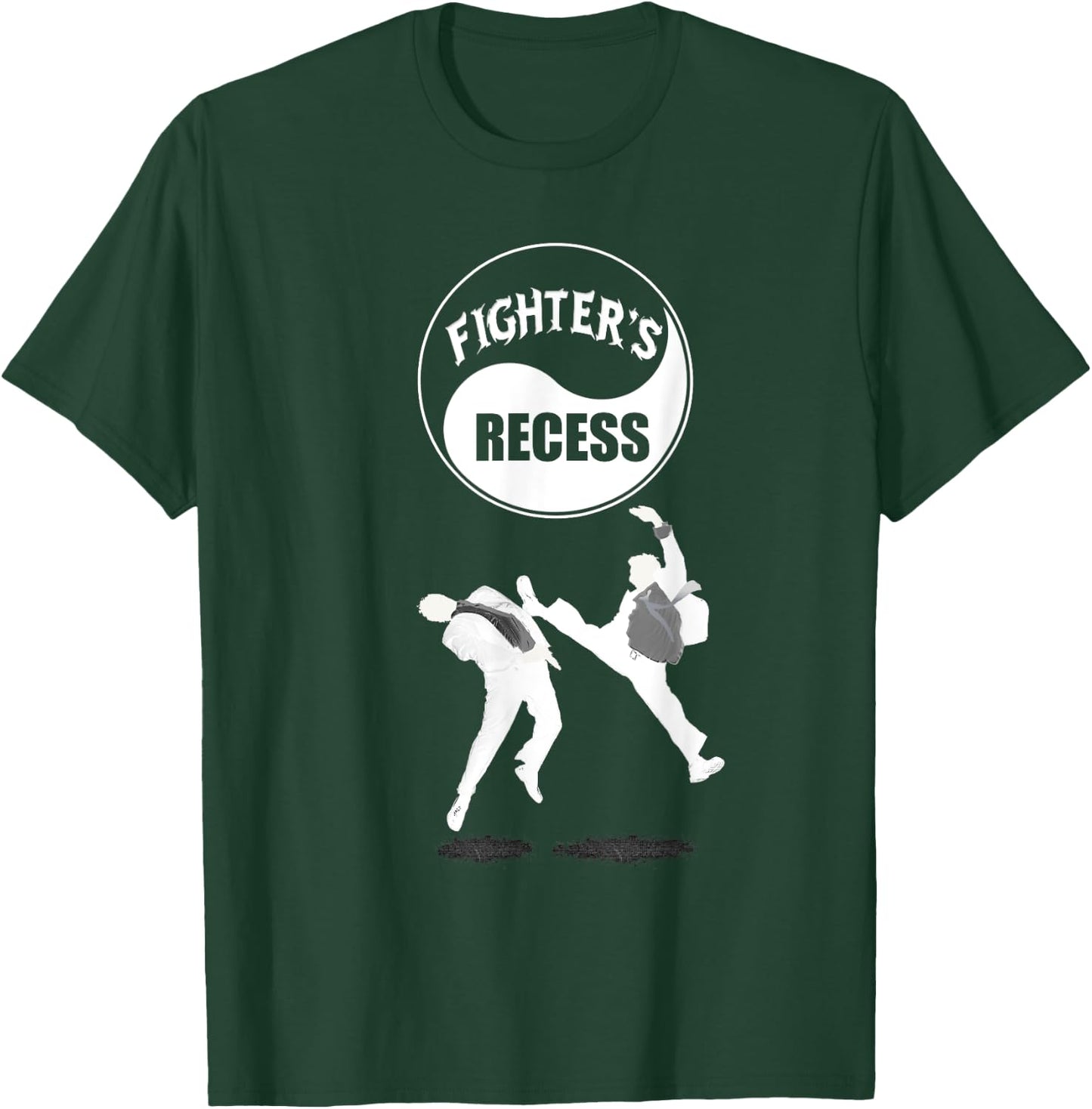 Fighter's Recess: Essential Edition - YIN Version T-Shirt - T-Shirt | Forest