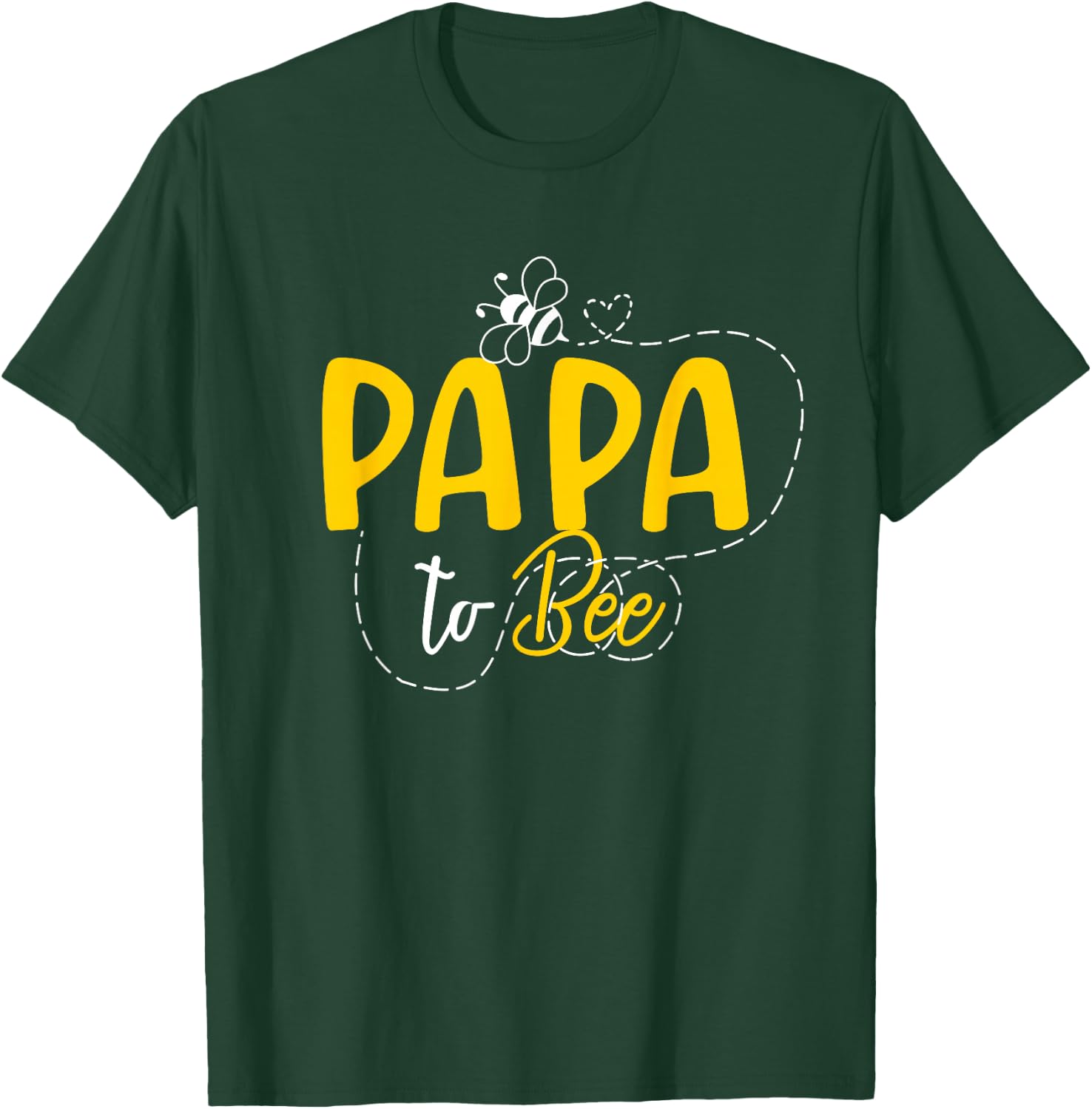 Papa To Bee Family Matching Pregnancy Announcement T-Shirt - T-Shirt | Forest
