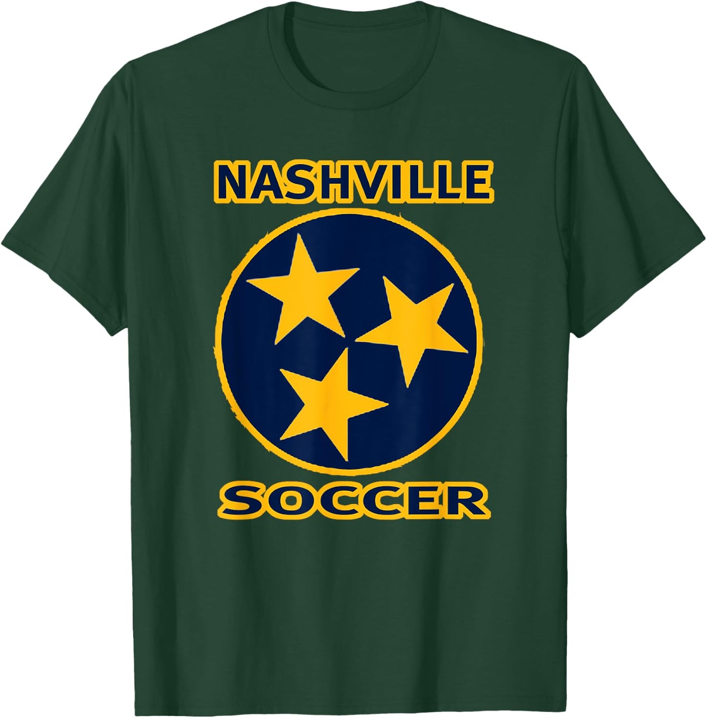 Nashville Soccer Tennessee TriStar Flag Shirt T-Shirt - T-Shirt | Forest